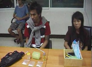 Two of the drug dealers admit to their crime at the police station.